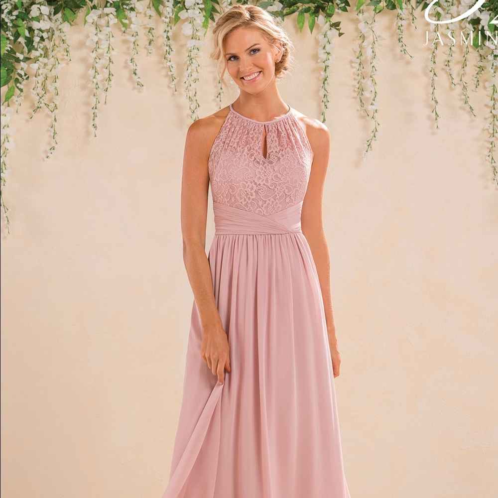 Chiffon Jasmine Bridesmaid Dress B183016 Burgundy
